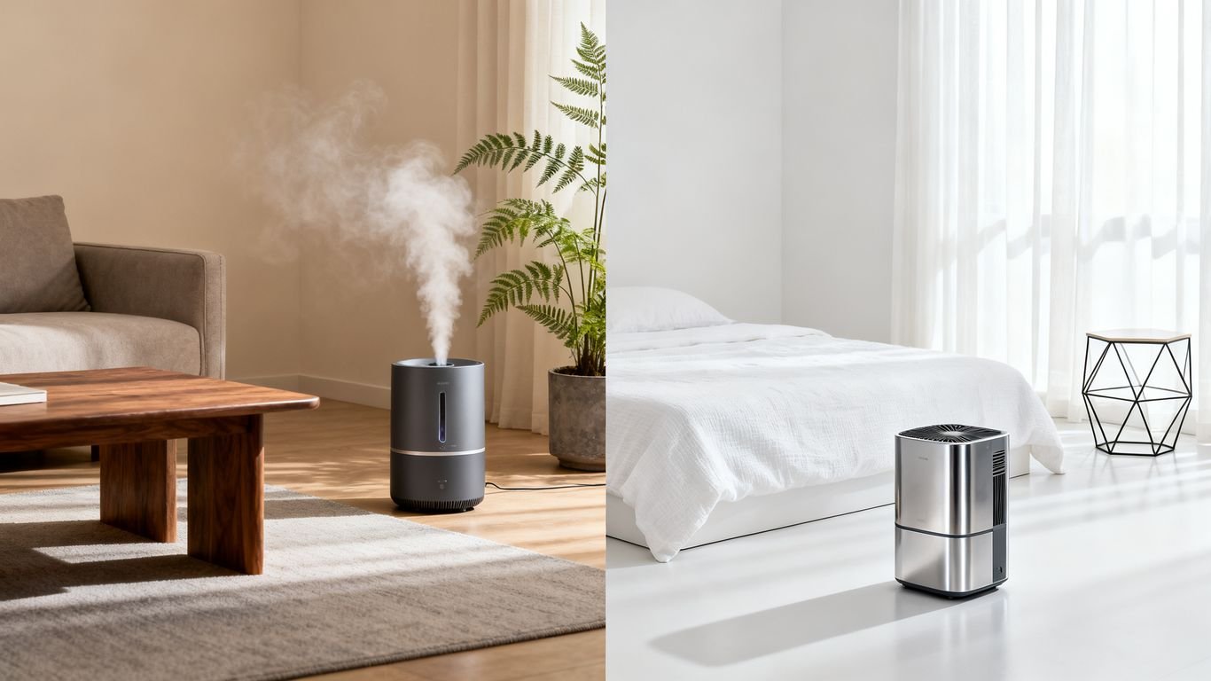 The difference between humidifier and dehumidifier explained